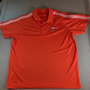 Denver Broncos Antigua Polo Shirt XL NFL Orange Short Sleeve Embroidered